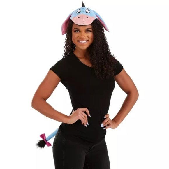 Disney Winnie the Pooh Eeyore Plush Headband & Tail Kit - Picture 8 of 9